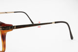 LOZZA mod. Regent big squared tortoise glasses frame, Wooden pattern arms, New Old Stock