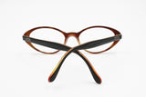 Byblos Black e Brown Cat eye glasses frame women , Made in Italy Vintage, New Old Stock 1990s