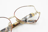 Paco Rabanne Paris Vintage eyeglasses frame, Oval womens large with design lugs, New Old Stock 1980s