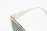 Iconic 1980s sunglasses vintage SAFILO mod. BALI 245, cream and pink rose multilayer, New Old Stock