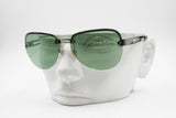 Byblos Vintage 90s Sunglasses mod. B 721-S green lenses, Bug eye oval lenses, Deadstock 1990s