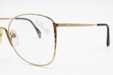 Silhouette 6022 20 Vintage NOS women eyeglasses, Golden sating and lucite deco' lugs, New Old Stock 1980s