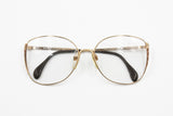 Silhouette 6022 20 Vintage NOS women eyeglasses, Golden sating and lucite deco' lugs, New Old Stock 1980s