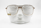 Desil 14K golden plated eyewear frame, finest Italian quality squared frame, New Old Stock 1970s