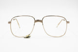 Desil 14K golden plated eyewear frame, finest Italian quality squared frame, New Old Stock 1970s