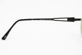 Gianni Versace Versus R32 861 NOS sunglasses, green lenses double rims, black metal, New Old Stock