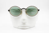 Gianni Versace Versus R32 861 NOS sunglasses, green lenses double rims, black metal, New Old Stock