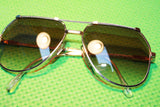 Pierre Cardin PLUS CP - 805 1 Rare Aviator sunglasses rope arms, superior bridge, Unique sunglasses, Deadstock 1980s