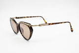 Paloma Picasso 3746 10 Rare Vintage Sunglasses, made in Germany, animalier e golden details, New Old Stock 1980s