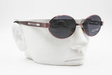 Enrico Coveri You Young 6761 preppy Vintage Sunglasses NOS, Round oval rims pale violet, New Old Stock