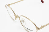 Byblos round golden pantos frame B 580 3001, men women glasses frame, particularly detailled, New Old Stock