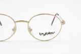 Byblos round golden pantos frame B 580 3001, men women glasses frame, particularly detailled, New Old Stock