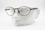 Genny 657 5287 Made in Italy Women eyeglass eyewear frame, Metallic bronze tone, New Old Stock 90s