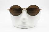 Hip round Golden Black Vintage Sunglasses, Apollo Optik 25181, Rare and cool, New Old Stock 1980s