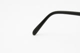 FOVES classic Italian Black Optical frame Prescription glasses, Rectangular eyeglasses, New Old Stock 1980s