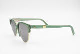 STING collection by AK Vintage Sunglasses green & golden braided, Round cat eye sunglasses, New Old Stock 1970s