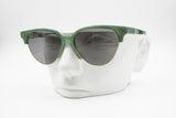 STING collection by AK Vintage Sunglasses green & golden braided, Round cat eye sunglasses, New Old Stock 1970s