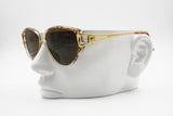 Paco Rabanne Paris PR 554 Vintage NOS sunglasses, womens sunglasses brown lenses, New Old Stock 1980s