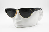 Atelier Gabrielli mod. 134 handmade Vintage Italian Sunglasses wayfarer strass, Golden metal womens, New Old Stock 1970s