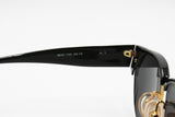Atelier Gabrielli mod. 134 handmade Vintage Italian Sunglasses wayfarer strass, Golden metal womens, New Old Stock 1970s