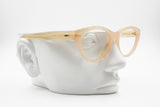 Vintage Skin pink cat eye glasses frame LOOK Old America U.S.A., Vintage retro glasses, New Old Stock