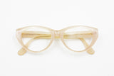 Vintage Skin pink cat eye glasses frame LOOK Old America U.S.A., Vintage retro glasses, New Old Stock