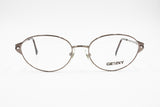 Genny 675 5283 Vintage women eyeglass frame oval rims, lapis lazuli oval details, New Old Stock 1980s