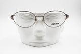 Genny 675 5283 Vintage women eyeglass frame oval rims, lapis lazuli oval details, New Old Stock 1980s