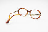 Oval little cay eye frame Brown tortoise and Gold, Ouverture made in Italy mod. OV10, New Old Stock