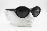 Vogue Vo 2028 Womens Vintage Sunglasses Matte black & Golden details, elegant womens shades, New Old Stock