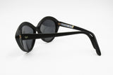 Vogue Vo 2028 Womens Vintage Sunglasses Matte black & Golden details, elegant womens shades, New Old Stock