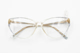 MOLYNEUX Parisian Paris Vintage optical frame womens, Clear acetate glasses, New Old Stock 1970s