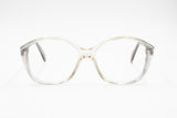 Rodenstock mod. Carola Little women frame glasses semitransparent gray, white pearl, glittered, New Old Stock 1970s