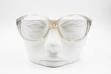 Rodenstock mod. Carola Little women frame glasses semitransparent gray, white pearl, glittered, New Old Stock 1970s