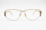 Karl Lagerfeld Paris 80s women frame glasses pale skin color & zebra pattern, New Old Stock 1980s