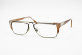 Mila Schön eyeglasses frame Modern Modernist, flat top aged effect, New Old Stock 1980s