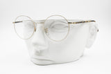 Robert La Roche round panto Golden & Light tortoise Frames eyeglasses, Round golden frame, New Old Stock 80s
