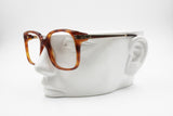 LOZZA mod. Regent big squared tortoise glasses frame, Wooden pattern arms, New Old Stock