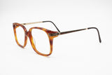 LOZZA mod. Regent big squared tortoise glasses frame, Wooden pattern arms, New Old Stock