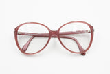 Silhouette 1086 2606 Women Vintage eyeglass frame Pink changing acetate e Silver details, New Old Stock 80s