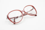 Silhouette 1086 2606 Women Vintage eyeglass frame Pink changing acetate e Silver details, New Old Stock 80s