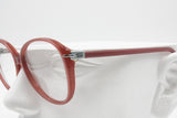 Silhouette 1086 2606 Women Vintage eyeglass frame Pink changing acetate e Silver details, New Old Stock 80s