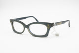 Modern Restyle Cat eye eyewear frame rare unique, NARA IDEE N200 295, flowers adorned frame, New Old Stock