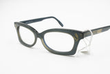 Modern Restyle Cat eye eyewear frame rare unique, NARA IDEE N200 295, flowers adorned frame, New Old Stock