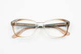 1960s Cat eye cello frame women made by FOVES mod. ORCHIDEA, Italian eyeglasses, New Old Stock