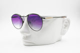 Beau Monde mod. Chelsea rare collectable sunglasses, round over rims violet gradient lenses, New Old Stock