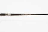 John Lennon JLS 102 classic and elegant oval silver metal eyeglasses frames made in Italy, New Old Stock 1990s