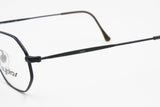 Byblos 625 3167 Vintage Octagonal frame eyeglass deep metallic blue, Made in italy 90s, New Old Stock