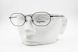 Byblos 625 3167 Vintage Octagonal frame eyeglass deep metallic blue, Made in italy 90s, New Old Stock