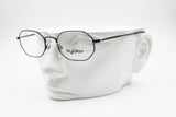 Byblos 625 3167 Vintage Octagonal frame eyeglass deep metallic blue, Made in italy 90s, New Old Stock